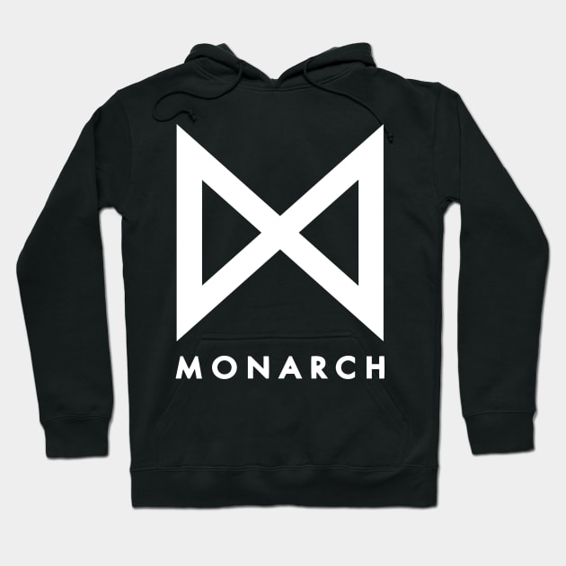 Monarch legacy of monster black and white logo Hoodie by whatyouareisbeautiful